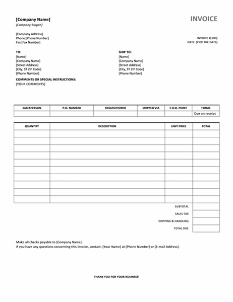 Detail Invoice With Discount Template Nomer 8
