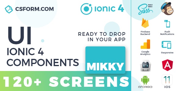 Detail Ionic Theme Template Nomer 20