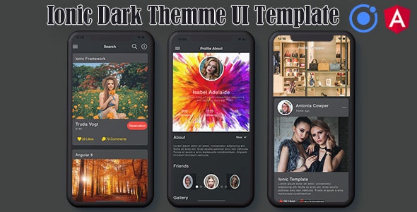 Detail Ionic Theme Template Nomer 29