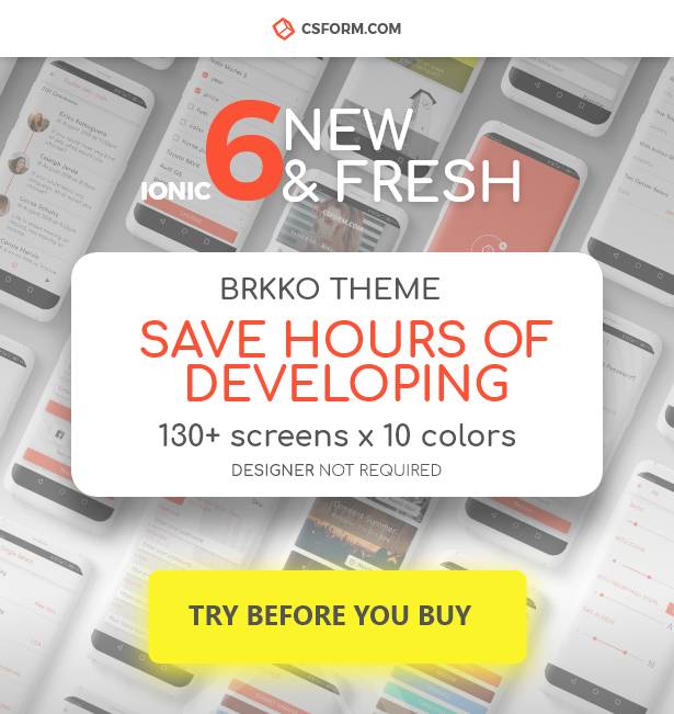 Detail Ionic Theme Template Nomer 42