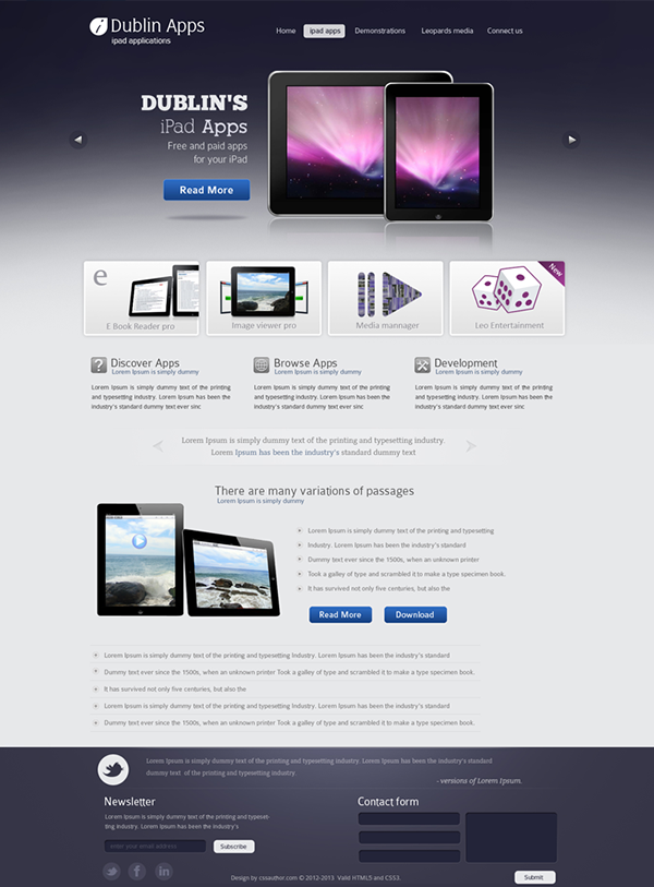 Detail Ipad Design Template Nomer 23