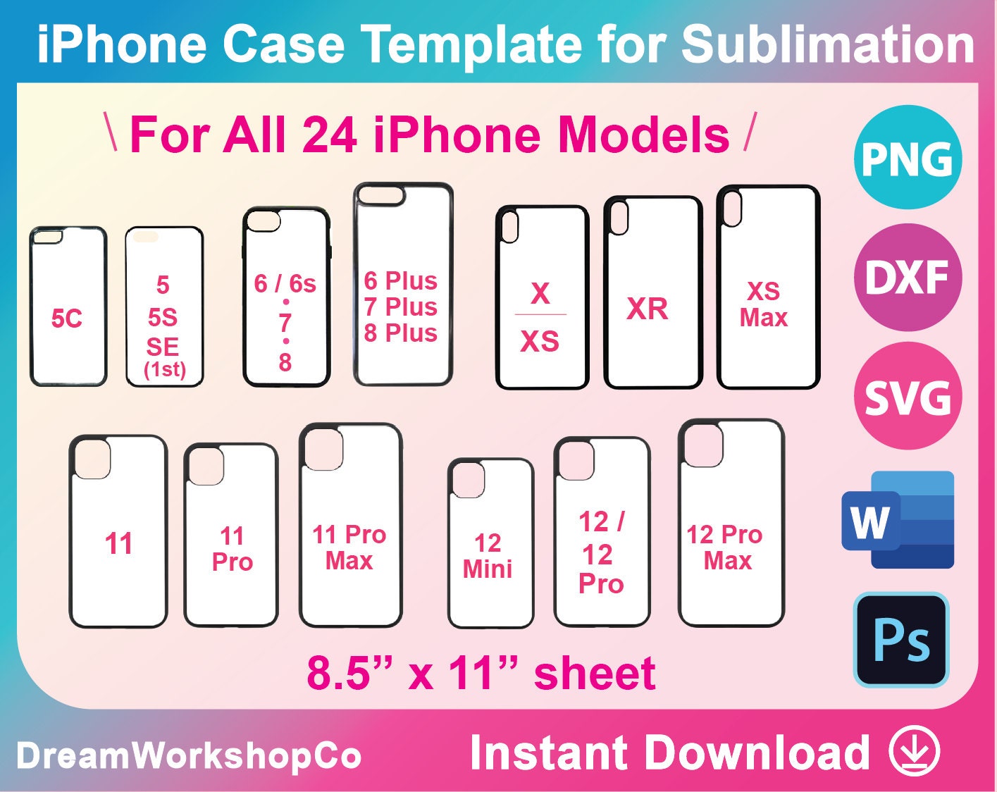 Detail Iphone 6 Plus Case Template Psd Nomer 26