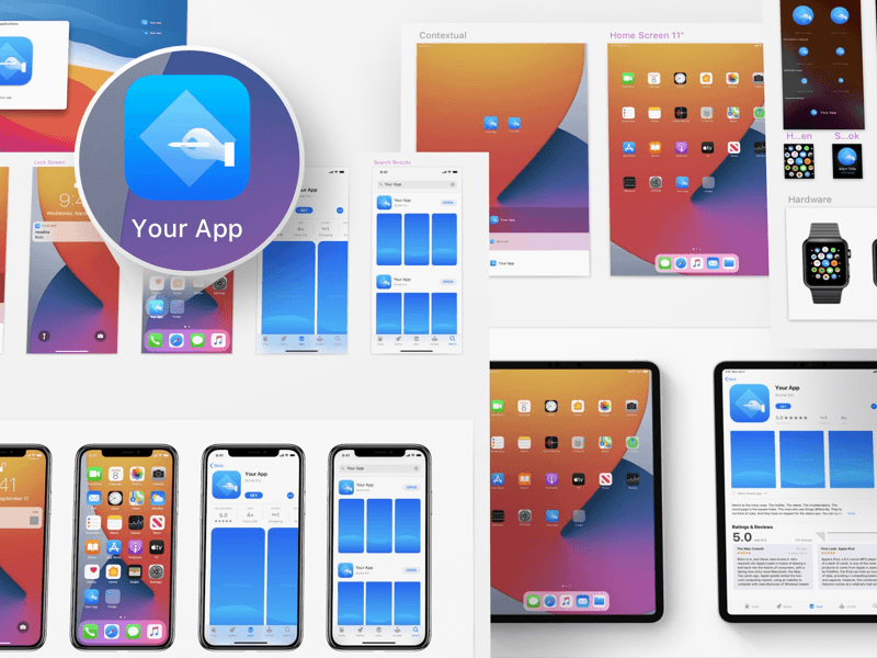 Detail Iphone Screen Illustrator Template Nomer 32