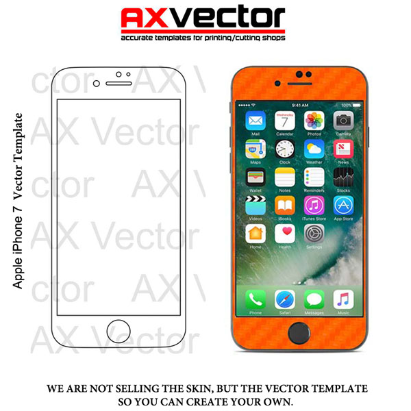 Detail Iphone Skin Template Vector Nomer 26