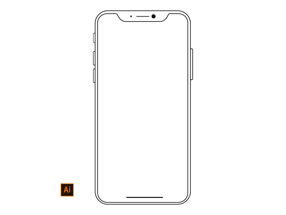 Detail Iphone Wireframe Template Nomer 9