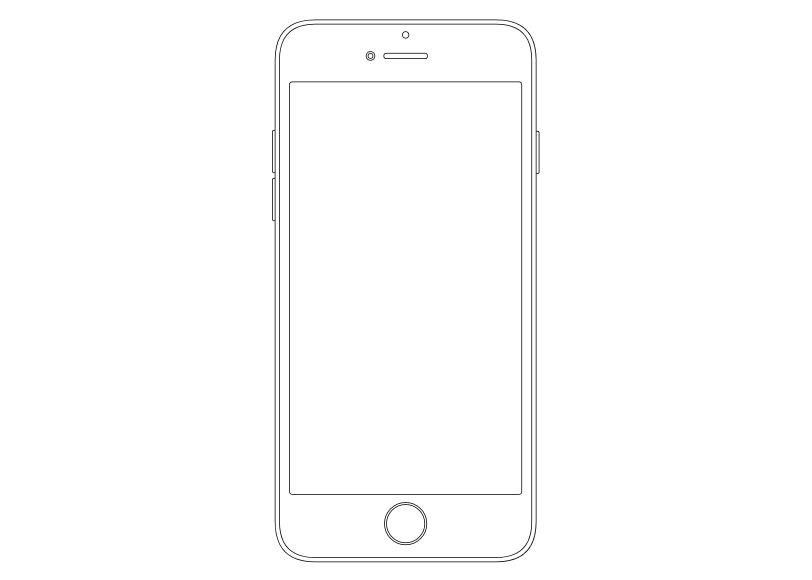 Detail Iphone Wireframe Template Nomer 14