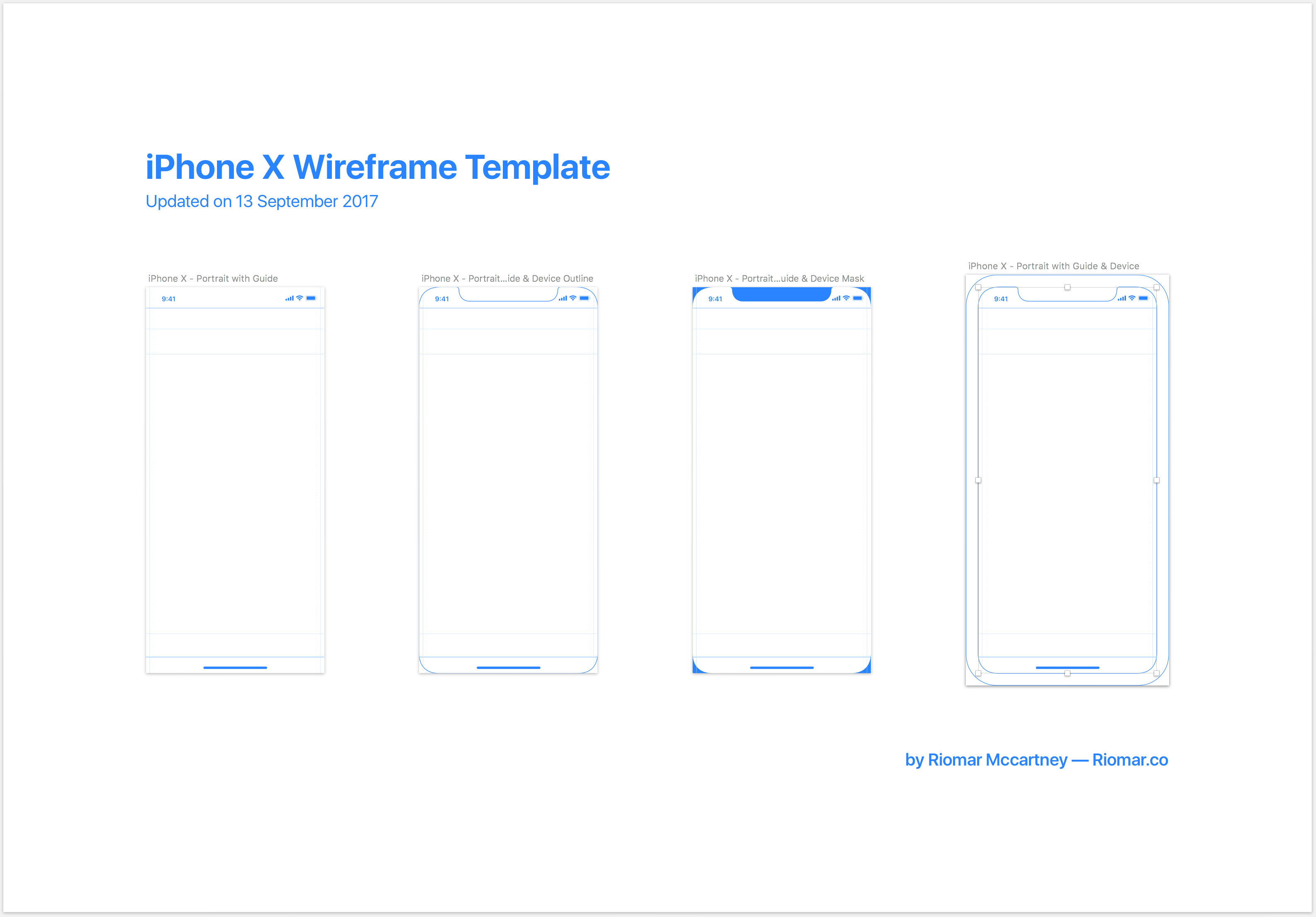 Detail Iphone Wireframe Template Nomer 2