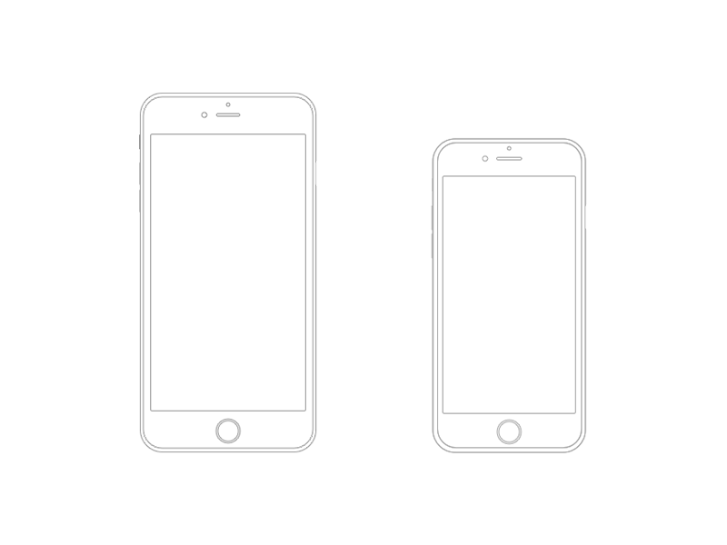 Detail Iphone Wireframe Template Nomer 3