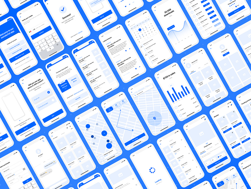 Detail Iphone Wireframe Template Nomer 35