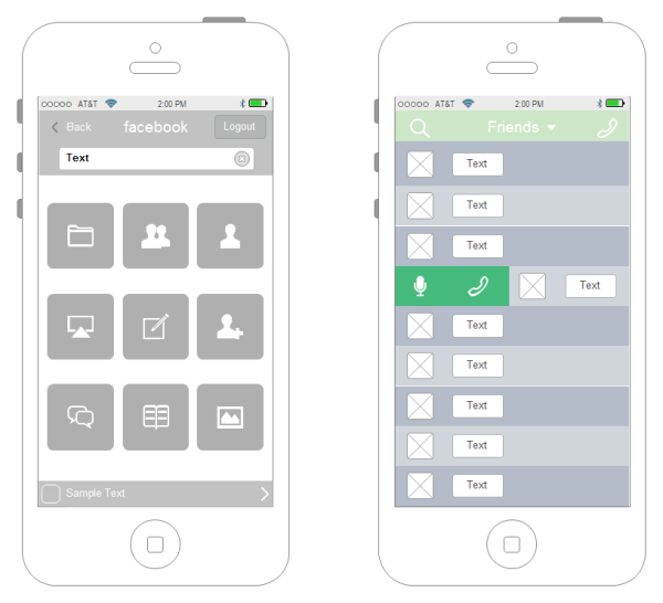 Detail Iphone Wireframe Template Nomer 36