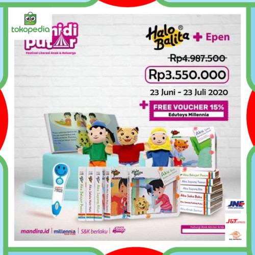 Detail Isi Paket Buku Halo Balita Nomer 6