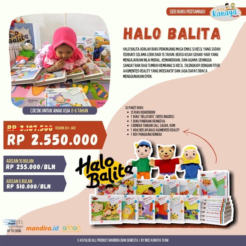 Detail Isi Paket Buku Halo Balita Nomer 9