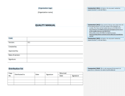 Detail Iso 14001 2015 Manual Template Nomer 30