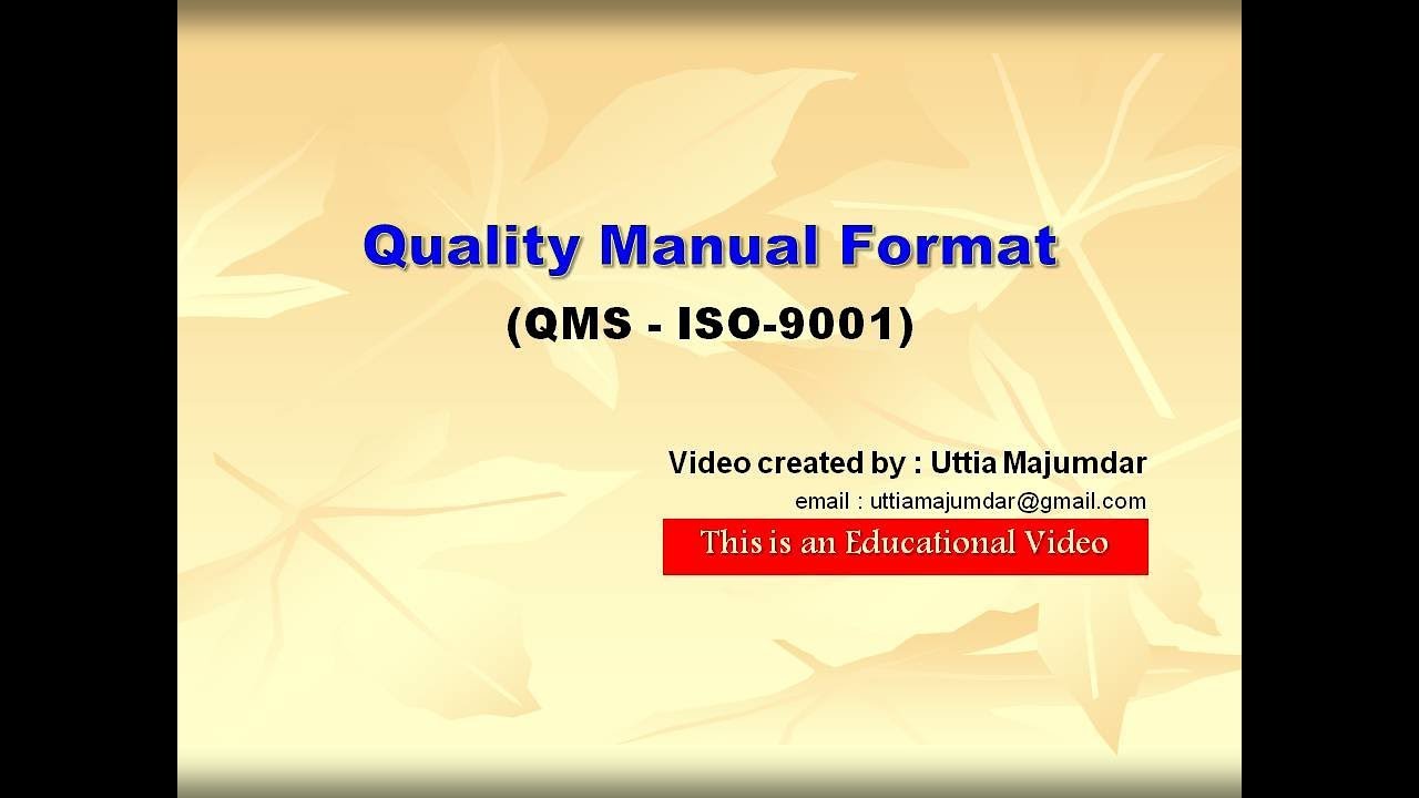 Detail Iso 14001 2015 Manual Template Nomer 46