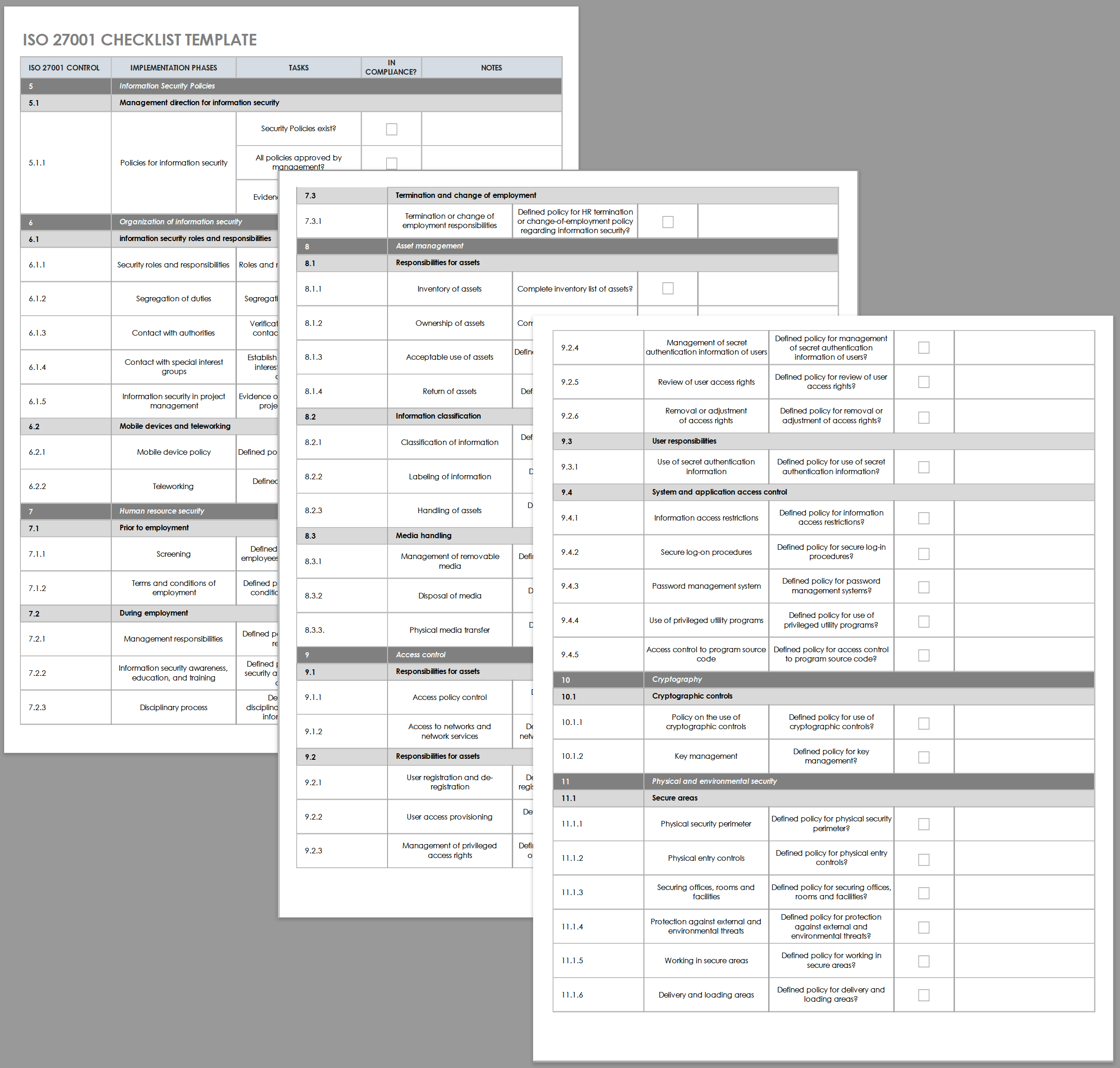 Detail Iso 27001 Soa Template Nomer 10