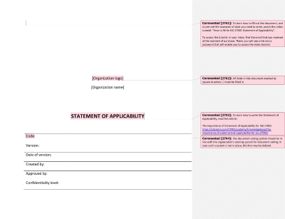 Detail Iso 27001 Soa Template Nomer 21