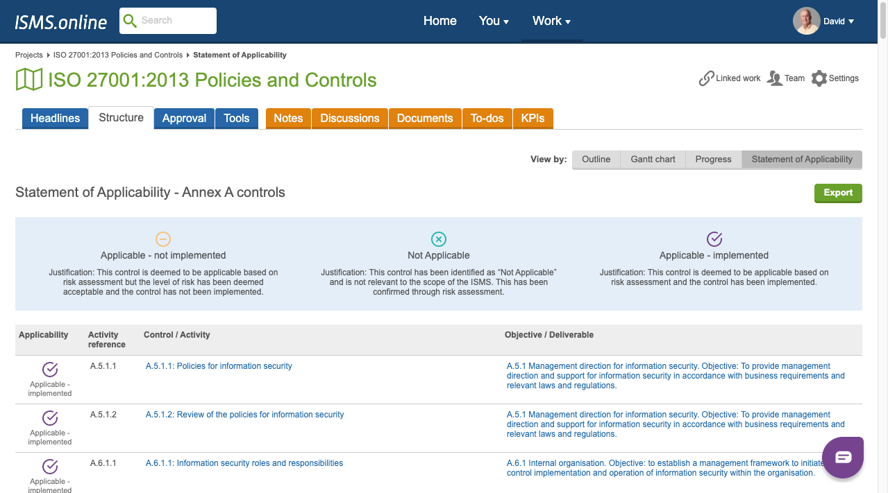 Detail Iso 27001 Soa Template Nomer 37