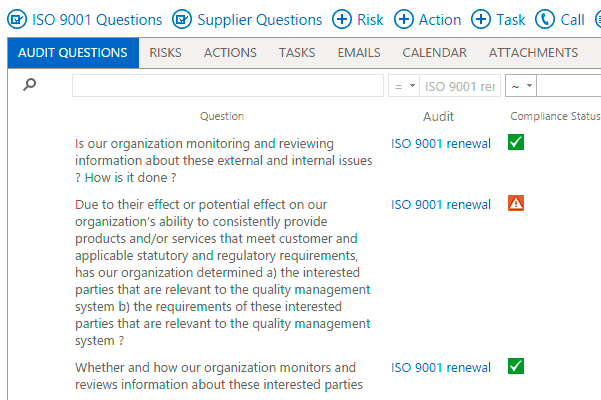 Detail Iso 9001 2015 Checklist Excel Template Nomer 36