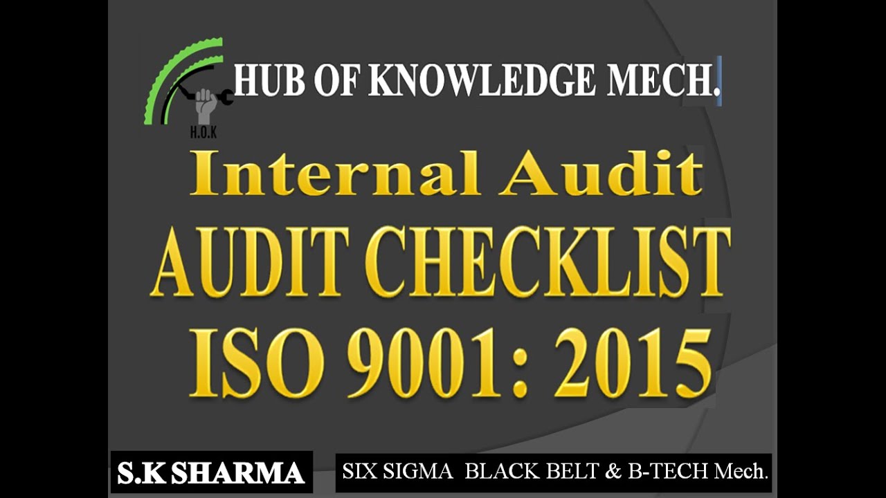 Detail Iso Internal Audit Template Nomer 17