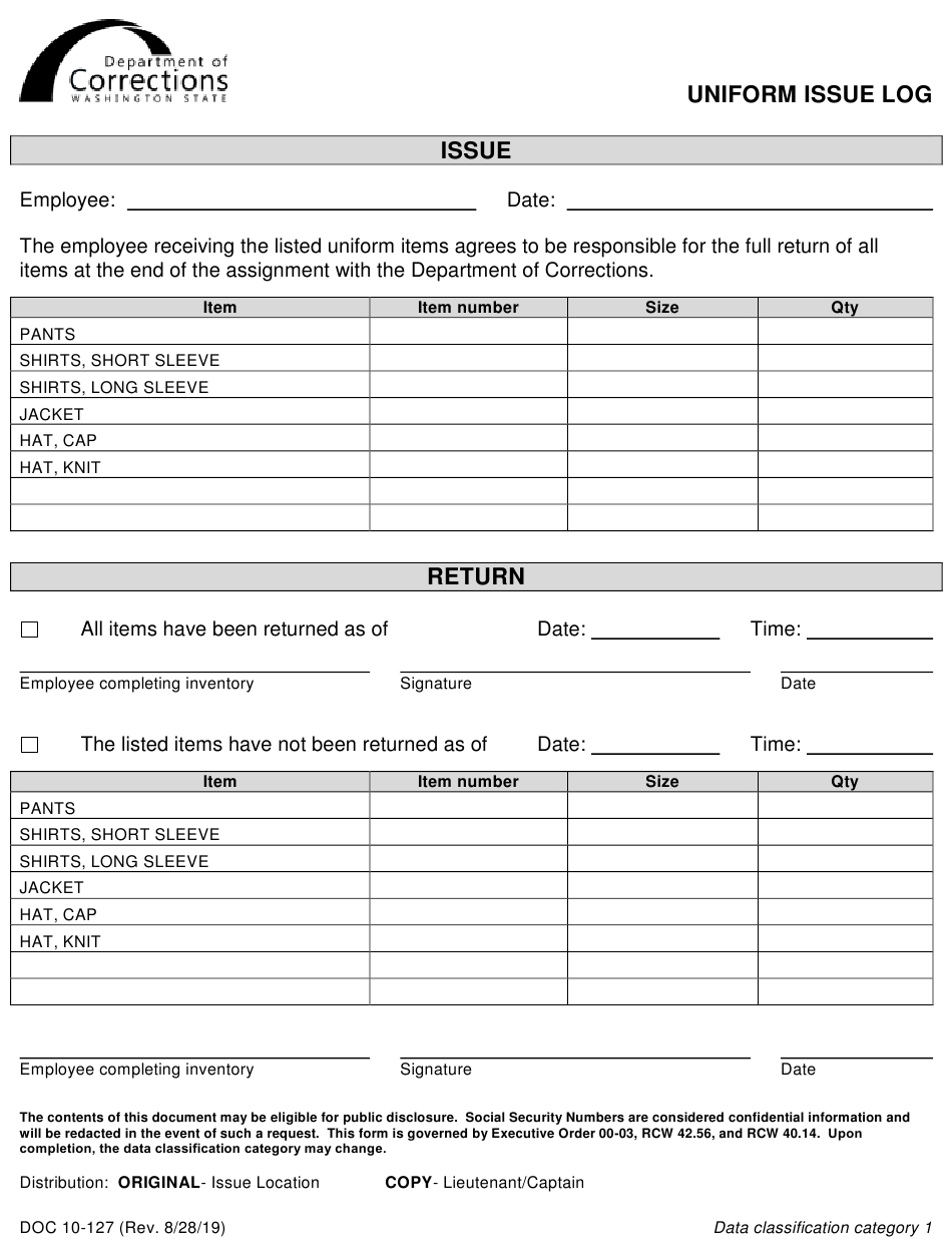 Detail Issue Form Template Nomer 10
