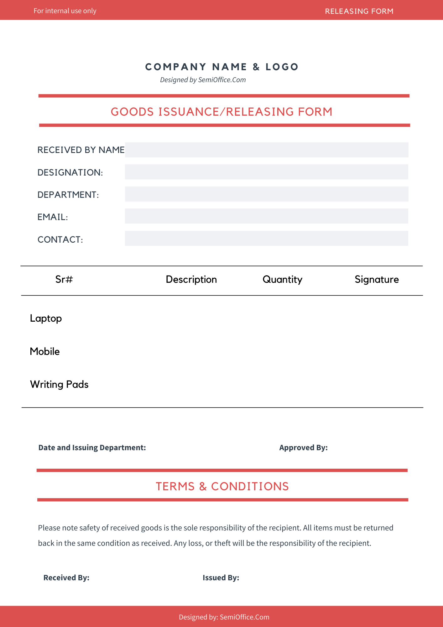 Detail Issue Form Template Nomer 3