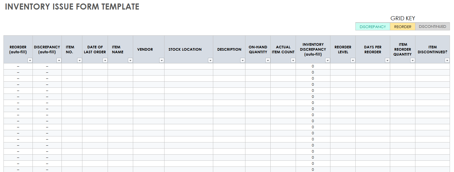 Detail Issue Form Template Nomer 30