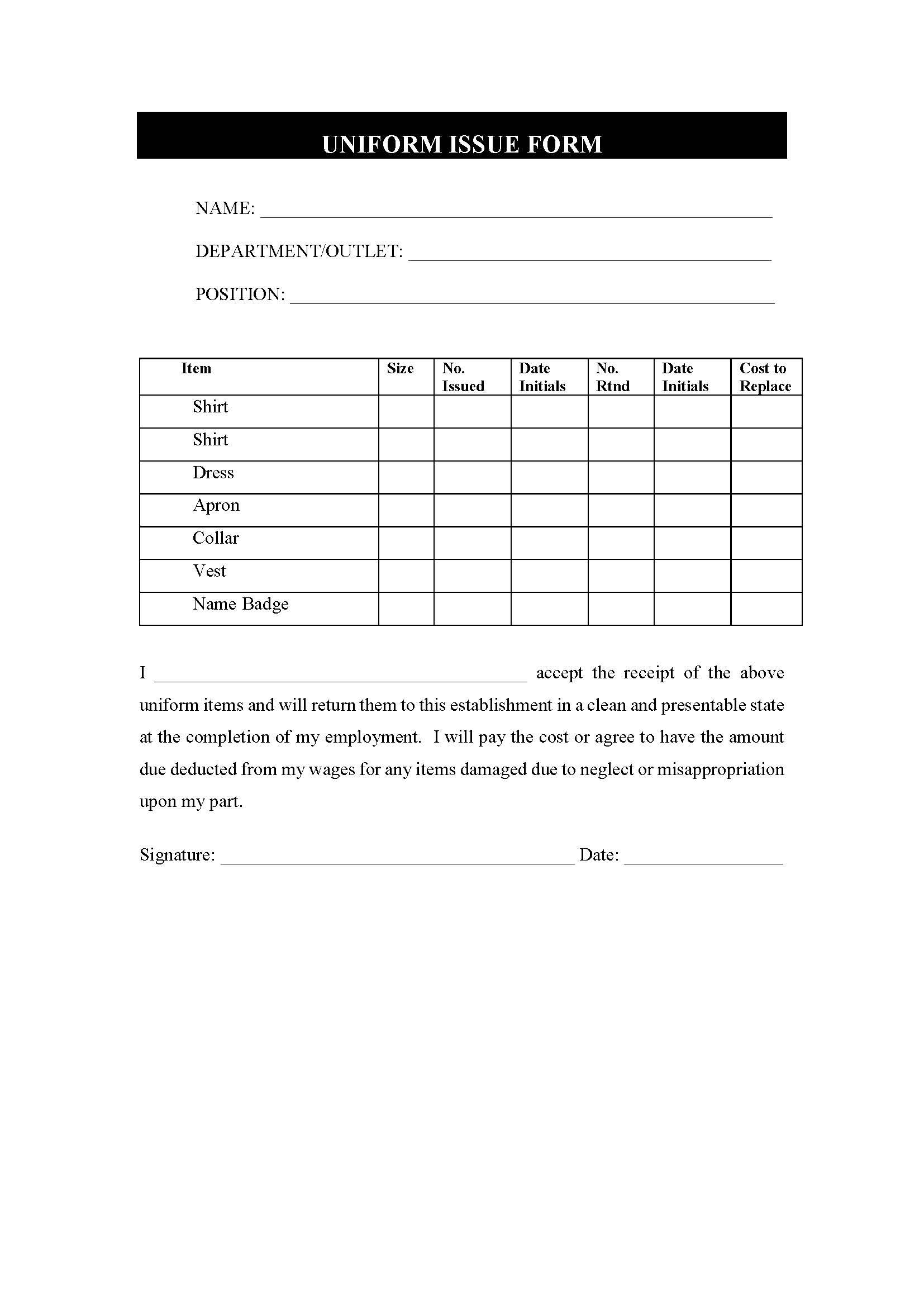 Detail Issue Form Template Nomer 5
