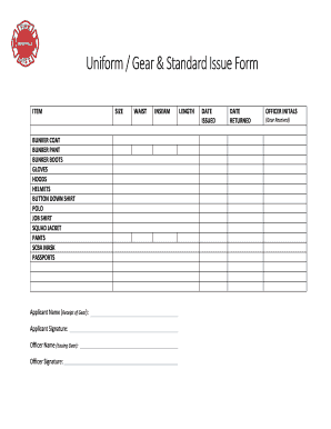 Detail Issue Form Template Nomer 7