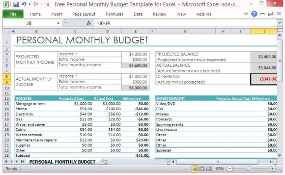 Detail It Budget Template Excel Nomer 11