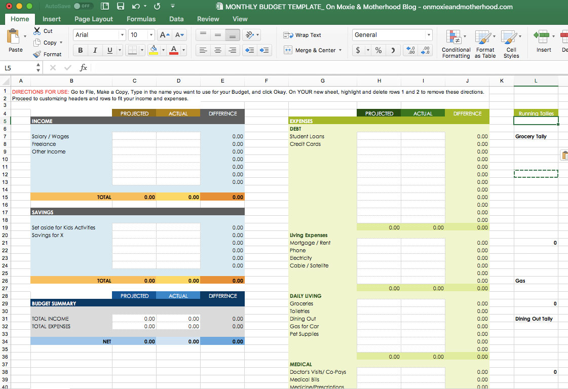 Detail It Budget Template Excel Nomer 20
