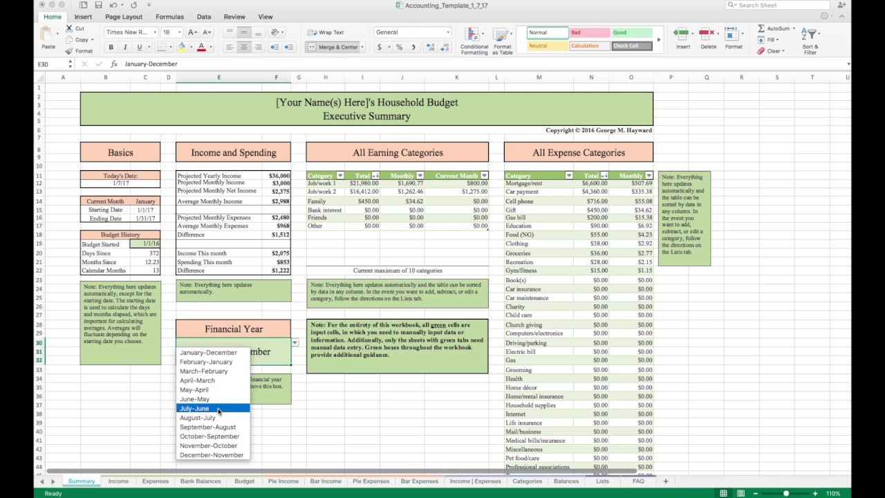 Detail It Budget Template Excel Nomer 29