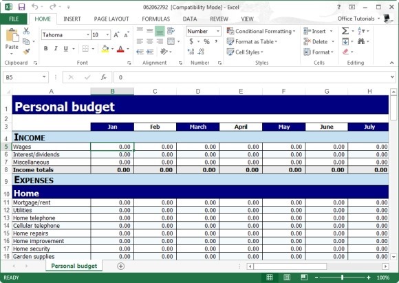 Detail It Budget Template Excel Nomer 37