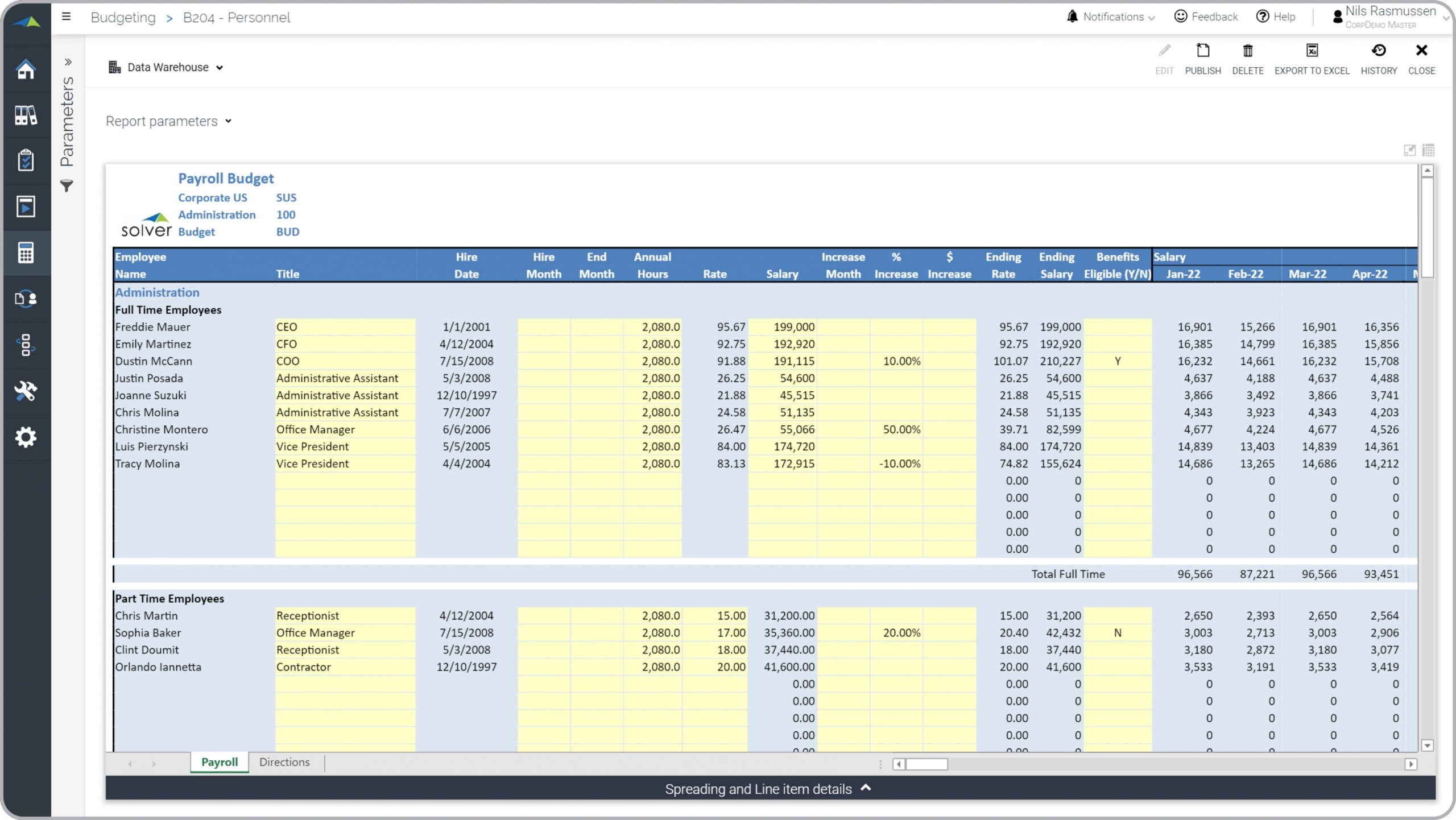 Detail It Budget Template Excel Nomer 48