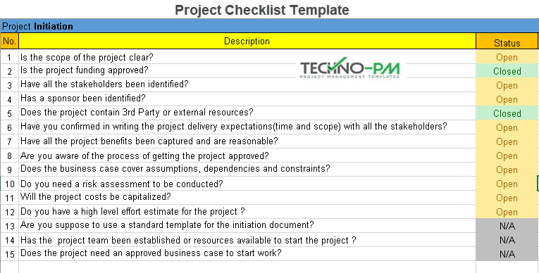 Detail It Infrastructure Checklist Template Nomer 16