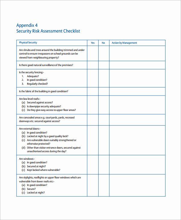 Detail It Infrastructure Checklist Template Nomer 47