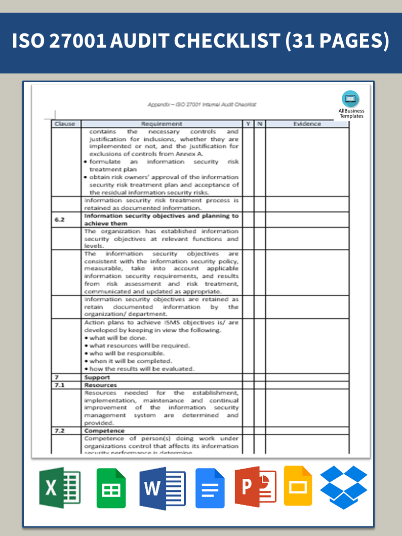 Detail It Security Audit Template Nomer 24