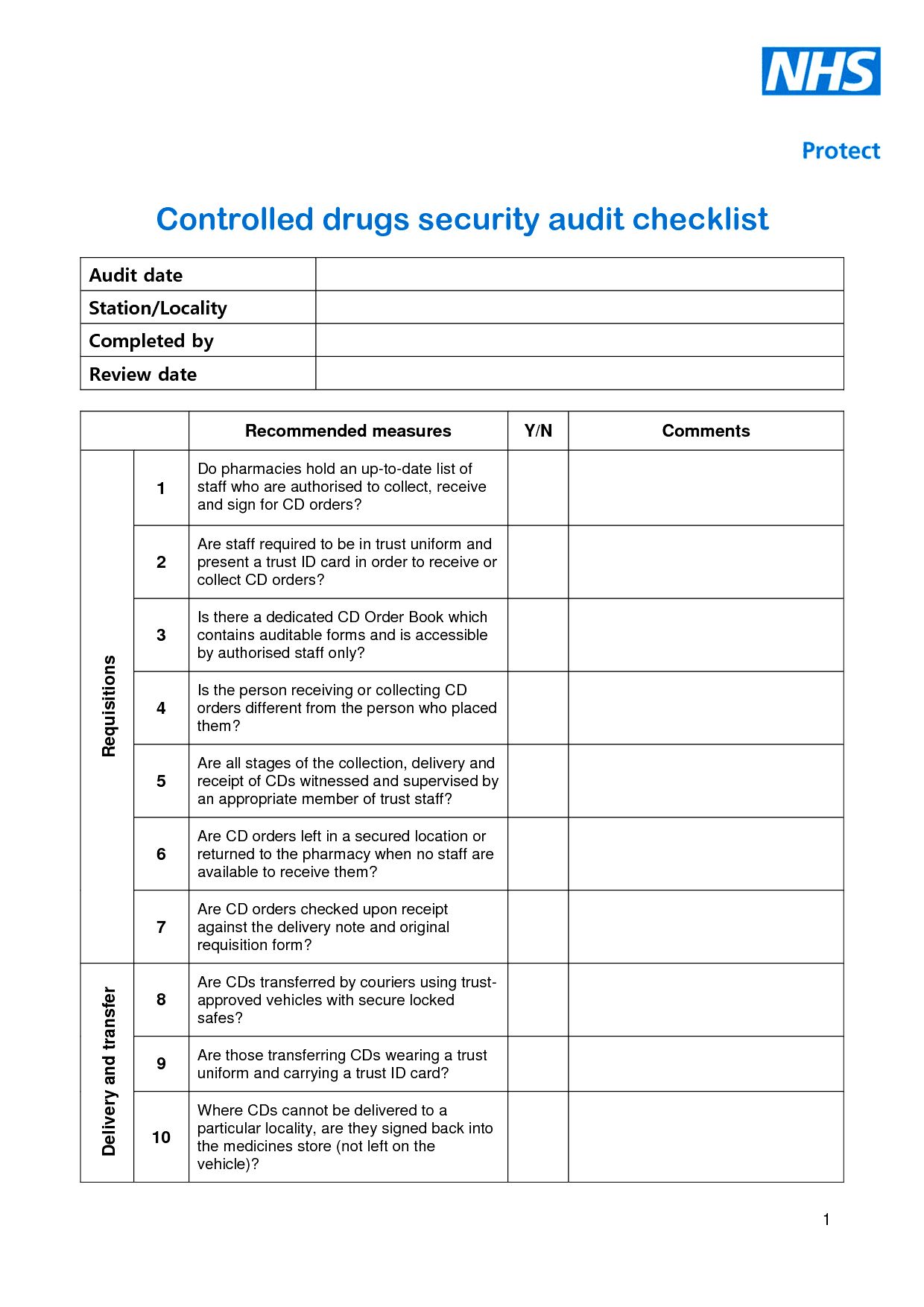 Detail It Security Audit Template Nomer 7