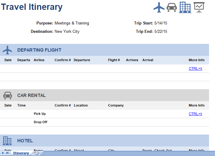 Detail Itinerary Sheet Template Nomer 15