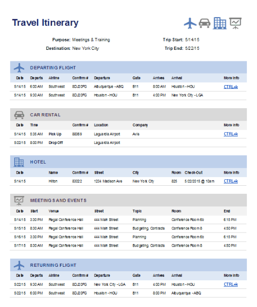 Detail Itinerary Sheet Template Nomer 40