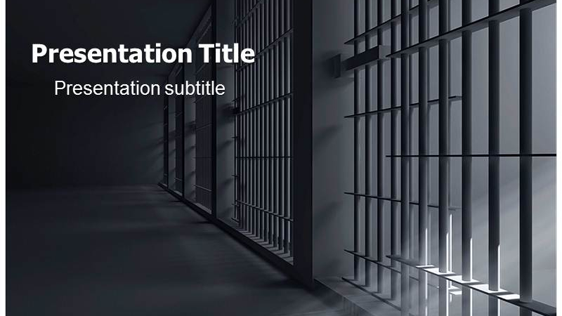 Detail Jail Powerpoint Template Nomer 10