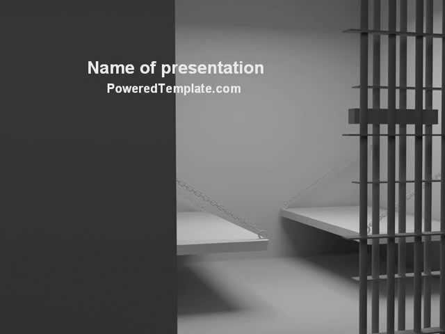 Detail Jail Powerpoint Template Nomer 21