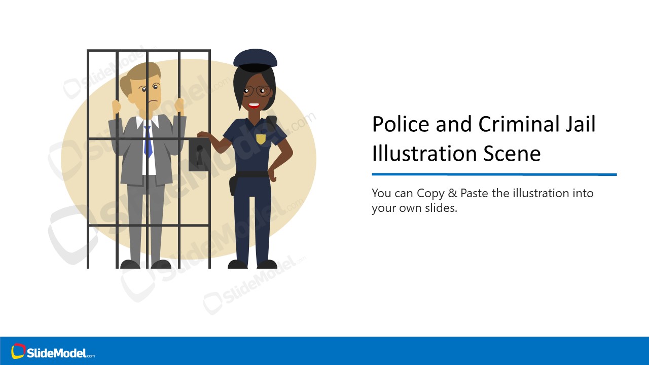 Detail Jail Powerpoint Template Nomer 26