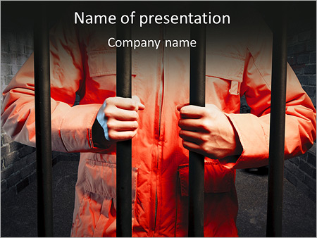 Detail Jail Powerpoint Template Nomer 30