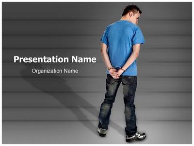 Detail Jail Powerpoint Template Nomer 48