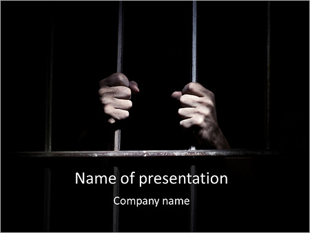 Detail Jail Powerpoint Template Nomer 6