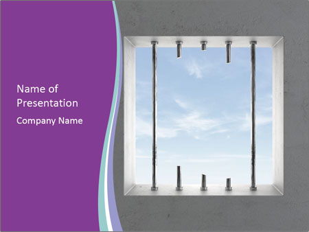 Detail Jail Powerpoint Template Nomer 8