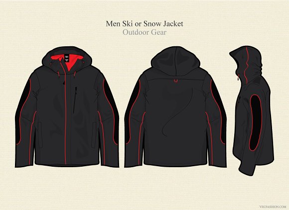 Detail Jaket Vektor Nomer 9