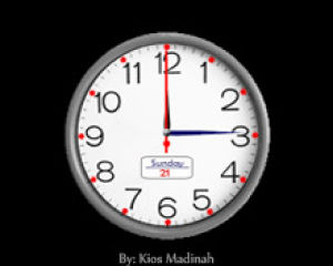 Detail Jam Analog Kartun Nomer 9