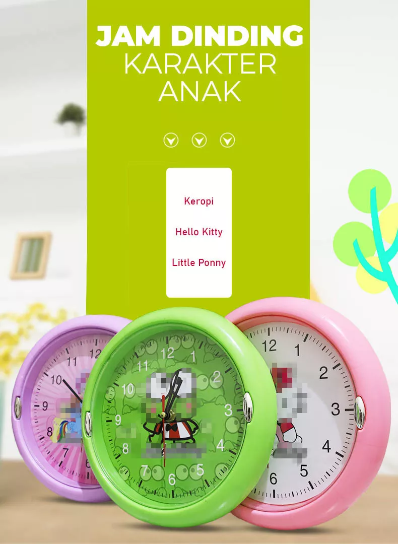 Detail Jam Analog Kartun Nomer 26