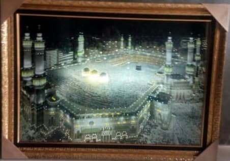 Detail Jam Dinding Kaligrafi Gambar Makkah Nomer 36